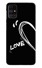 Love Line Samsung M31s Hard Case Back Cover by Casekaro