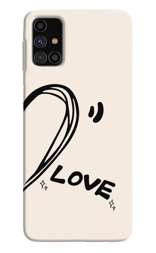 Soul Line Samsung M31s Hard Case Back Cover by Casekaro