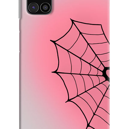 Pink Web Samsung M31s Hard Case Back Cover by Casekaro