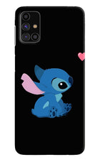 Stitch Crush Samsung M31s Hard Case Back Cover by Casekaro