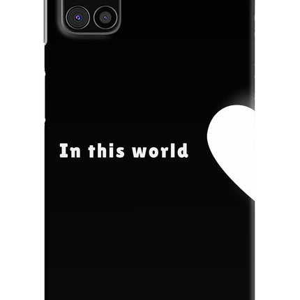 This World Samsung M31s Hard Case Back Cover by Casekaro