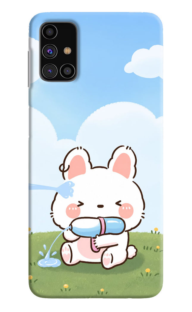 Bunny Treat Samsung M31s Hard Case Back Cover by Casekaro