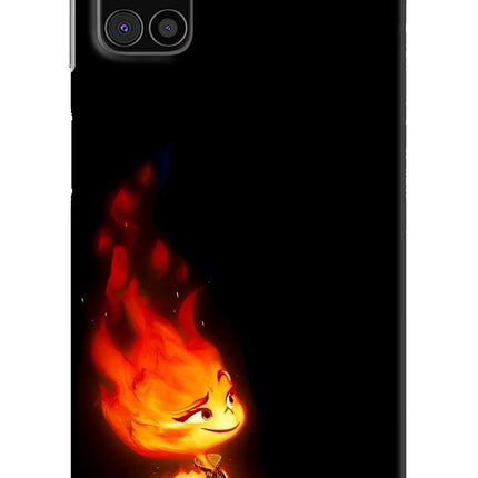 Ember Flame Samsung M31s Hard Case Back Cover by Casekaro