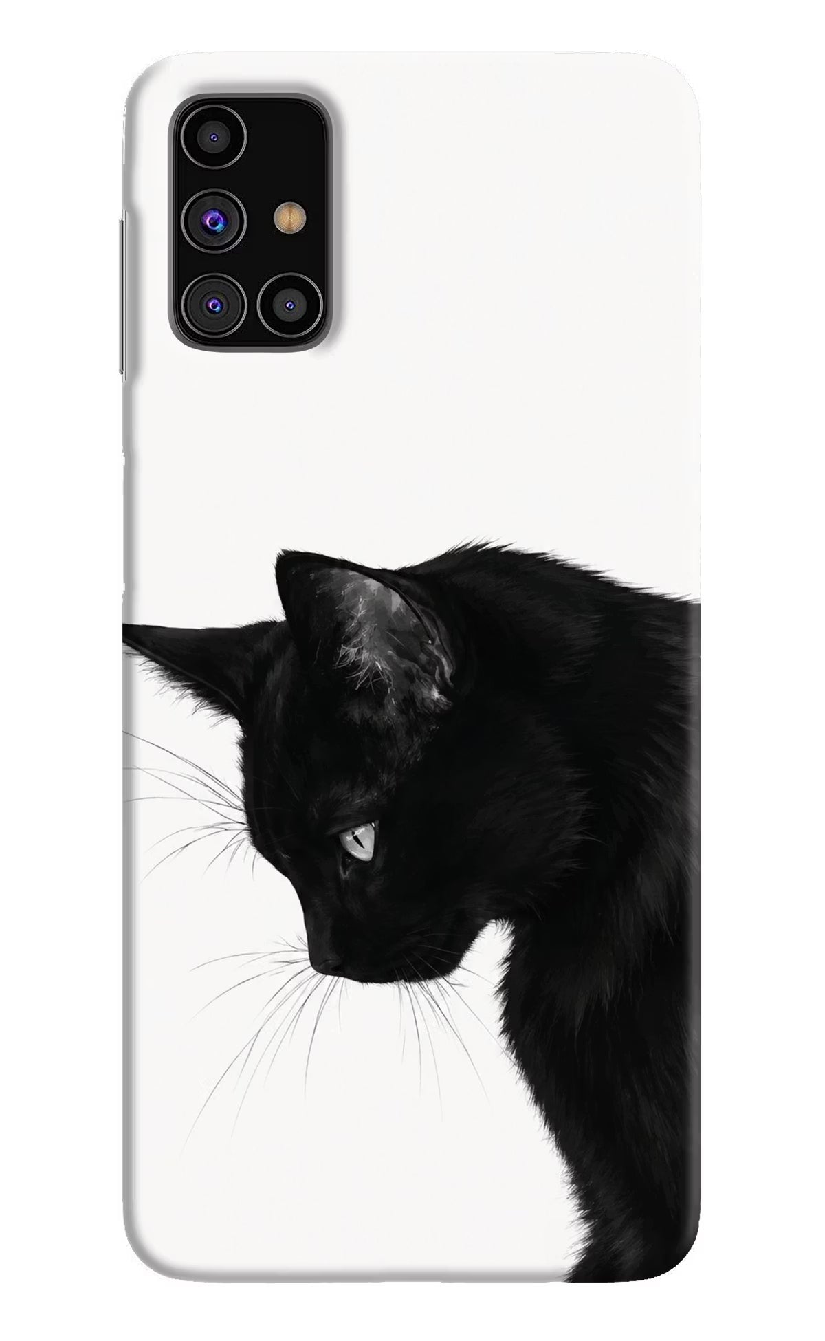Shadow Gaze Samsung M31s Back Cover