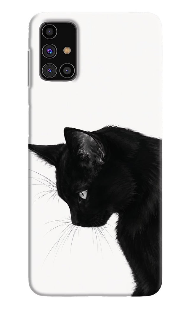 Shadow Gaze Samsung M31s Hard Case Back Cover by Casekaro