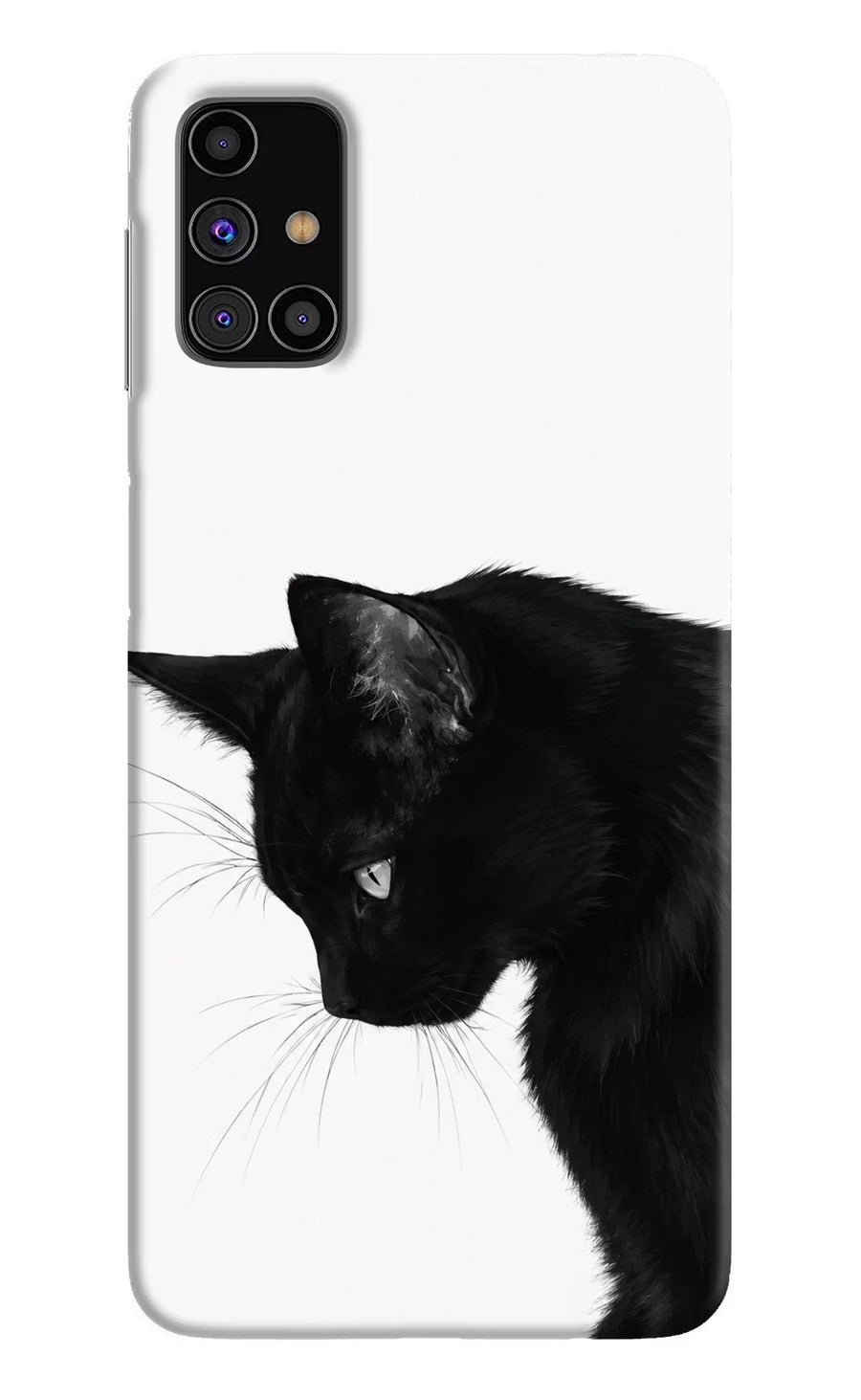 Shadow Gaze Samsung M31s Back Cover, Hard case