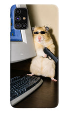 Hacker Hamster Samsung M31s Hard Case Back Cover by Casekaro