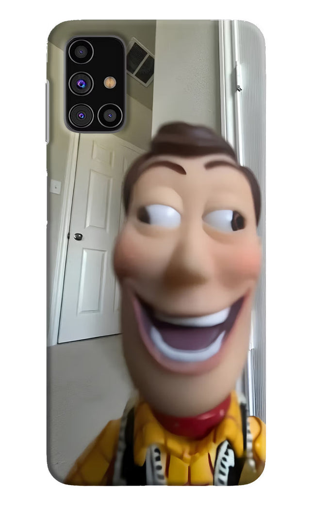 Side Eye Woody Samsung M31s Hard Case Back Cover by Casekaro