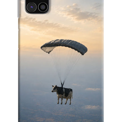 Skydiving Cow Samsung M31s Hard Case Back Cover by Casekaro