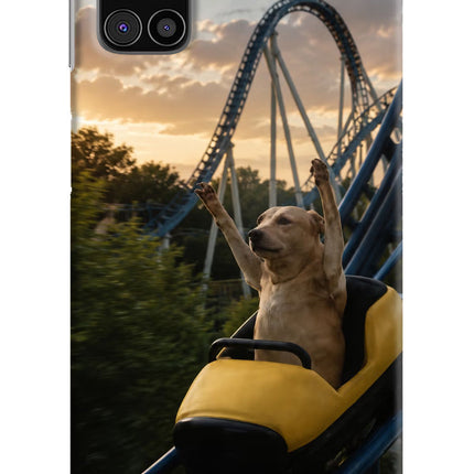 Rollercoaster Dog Samsung M31s Hard Case Back Cover by Casekaro