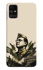 Netaji Rising Samsung M31s Hard Case Back Cover by Casekaro