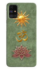Om & Lotus Samsung M31s Back Cover