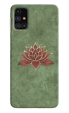 Lotus Grace Samsung M31s Hard Case Back Cover by Casekaro