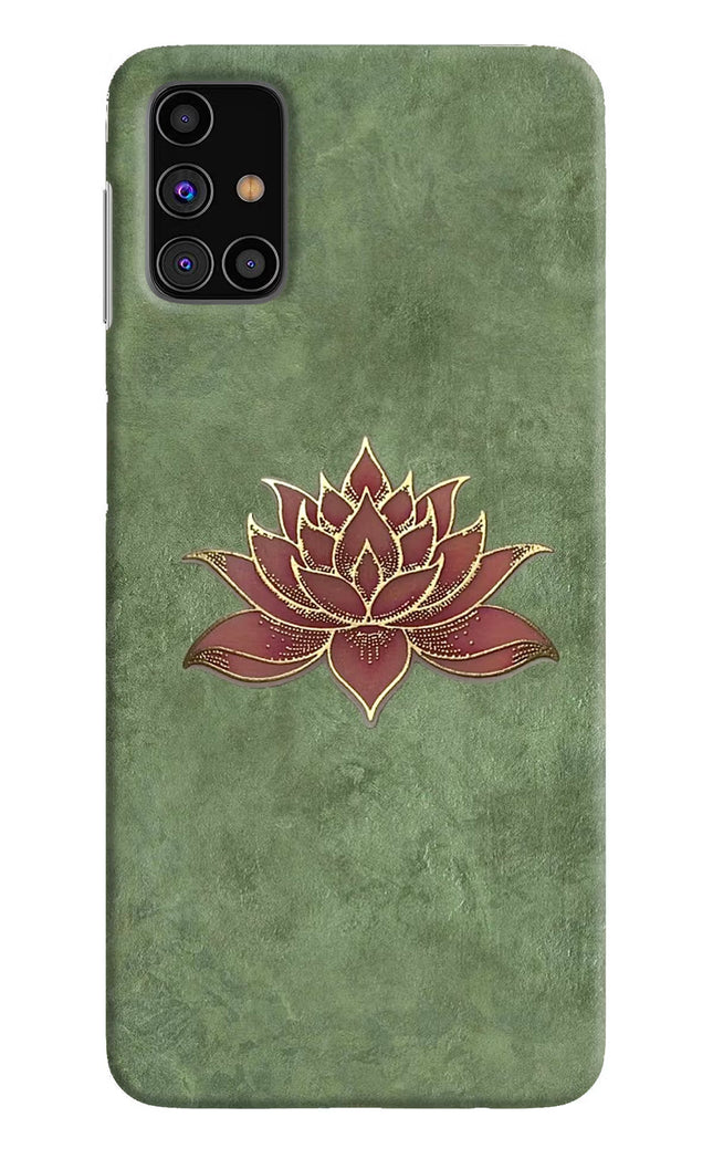 Lotus Grace Samsung M31s Hard Case Back Cover by Casekaro