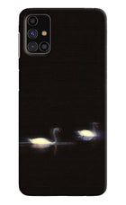Silent Swans Samsung M31s Hard Case Back Cover by Casekaro