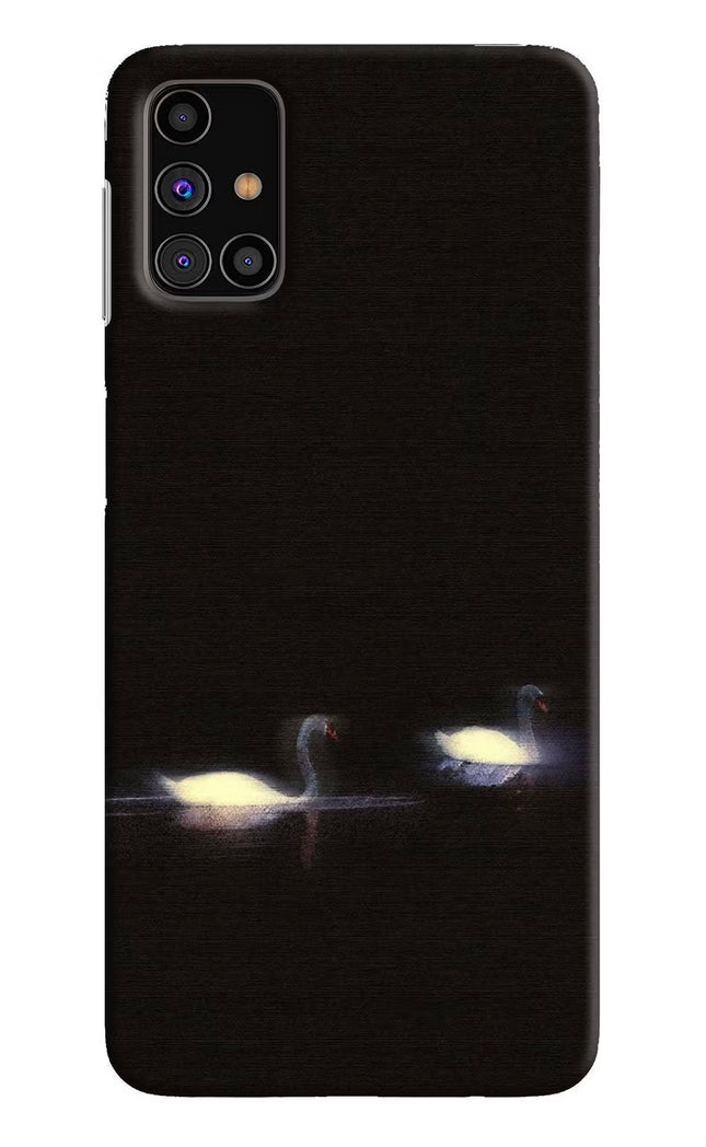 Silent Swans Samsung M31s Hard Case Back Cover by Casekaro