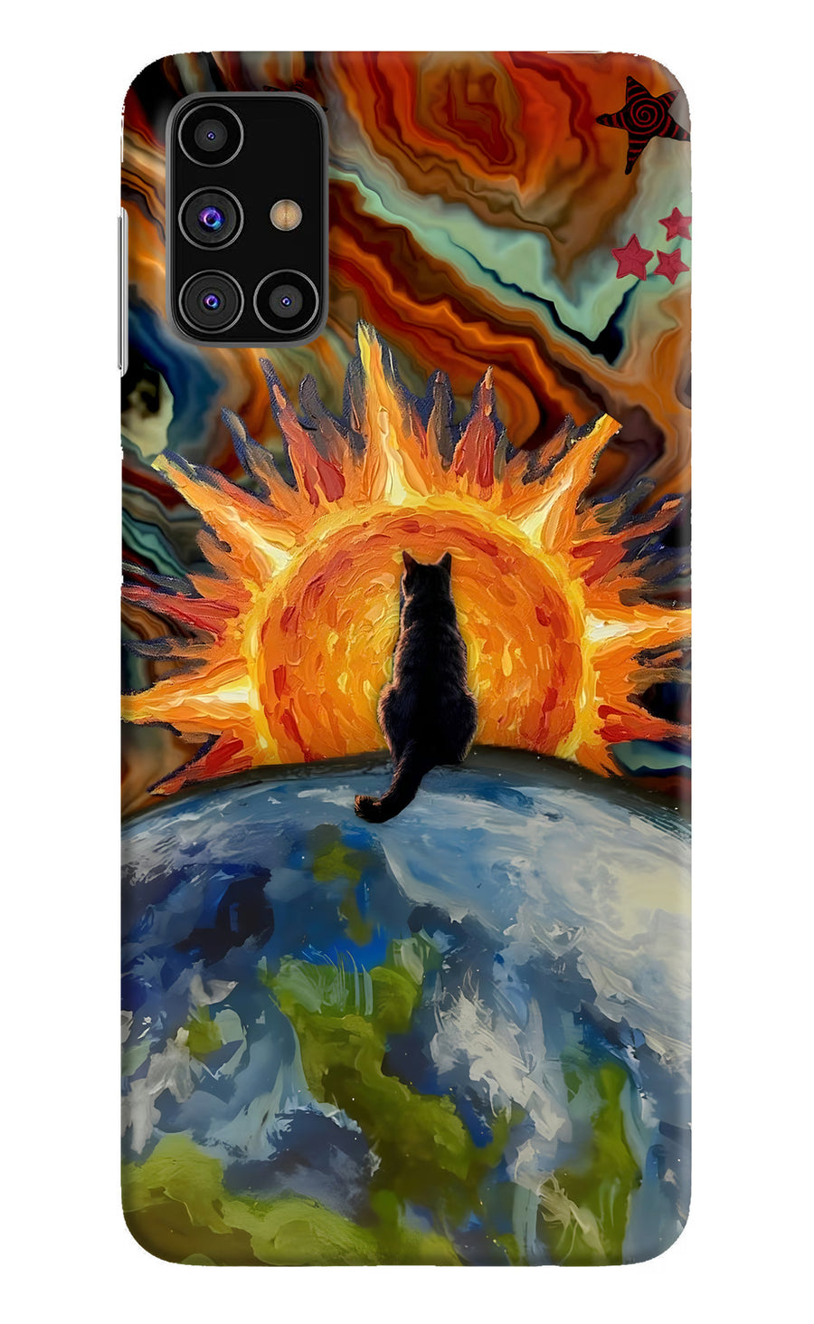 Sunrise Beyond Samsung M31s Back Cover, Hard case