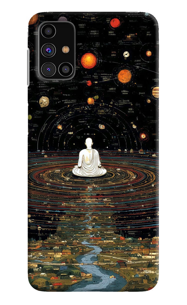 Space Monk Samsung M31s Hard Case Back Cover by Casekaro