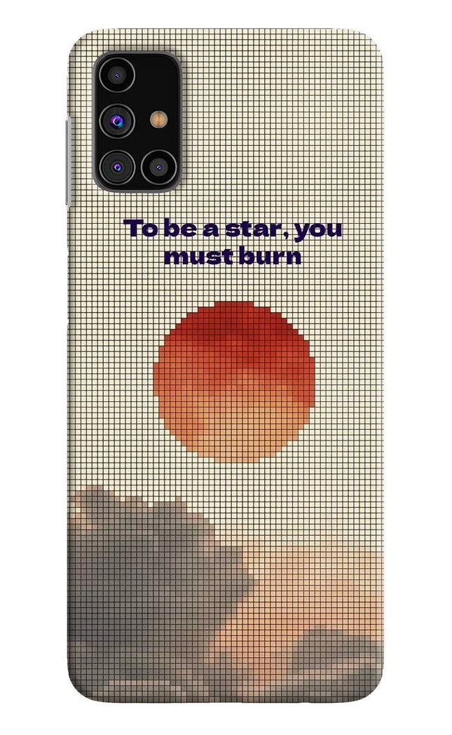 Pixel Sun Samsung M31s Hard Case Back Cover by Casekaro