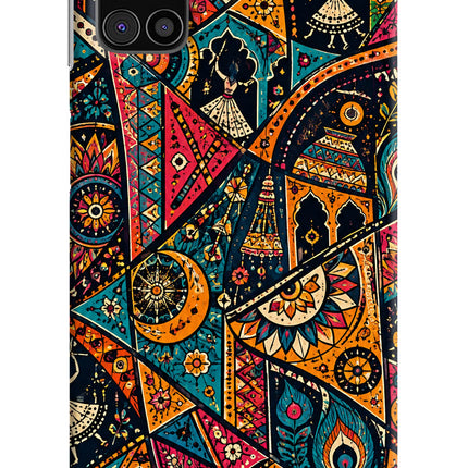 Folk Print Samsung M31s Back Cover