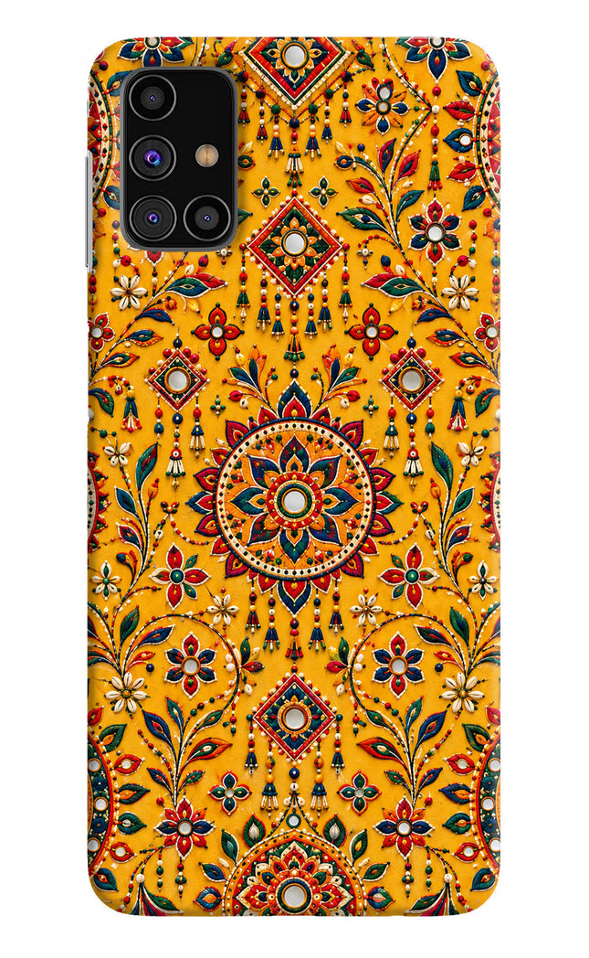 Sunlit Aura Samsung M31s Hard Case Back Cover by Casekaro