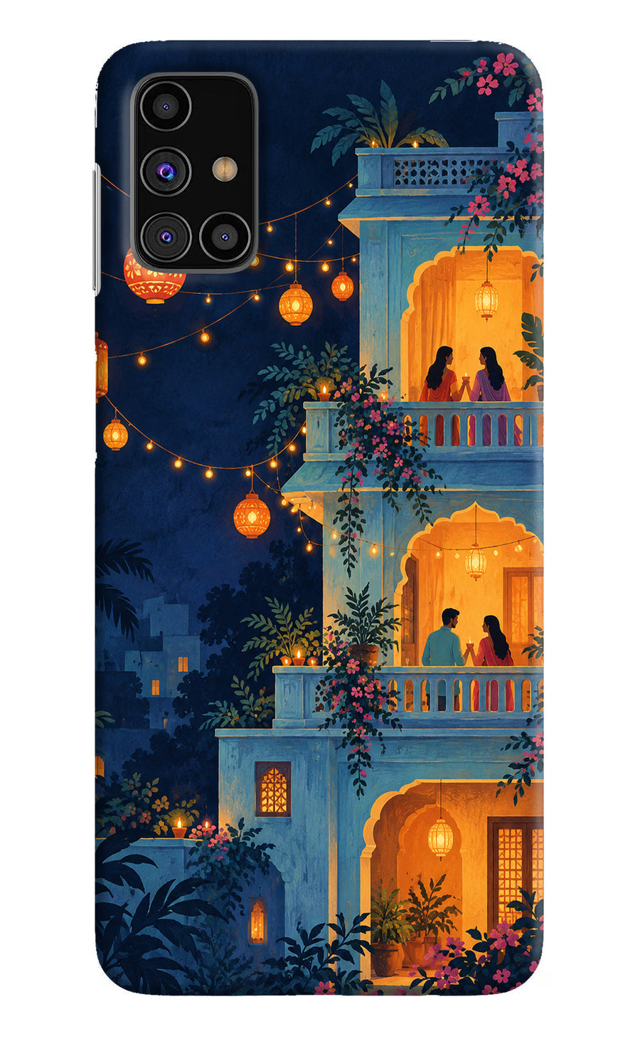 Balcony Glow Samsung M31s Back Cover, Hard case