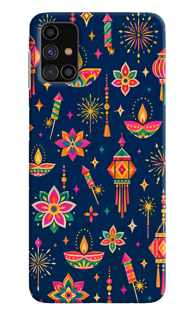 Festive Pop Samsung M31s Hard Case Back Cover by Casekaro