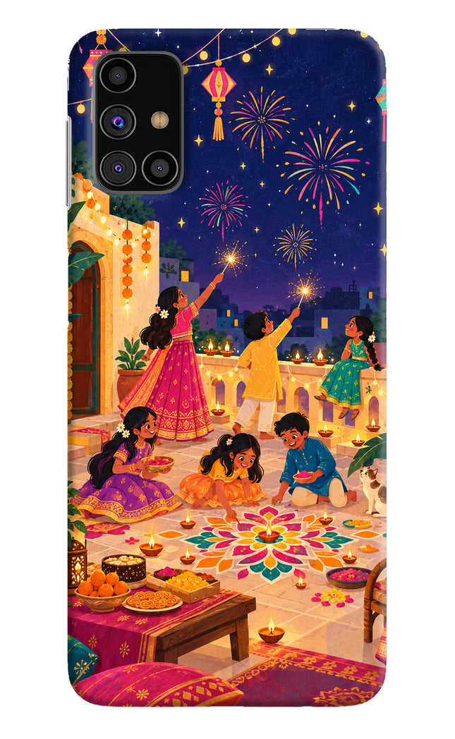 Diwali Night Samsung M31s Hard Case Back Cover by Casekaro