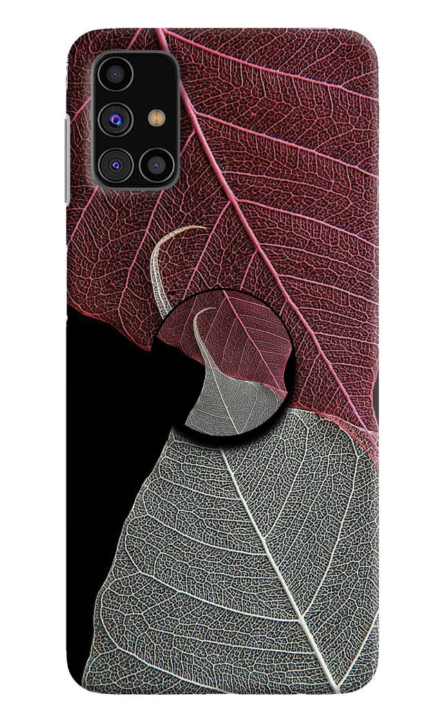 Leaf Pattern Samsung M31s Pop Case by Casekaro