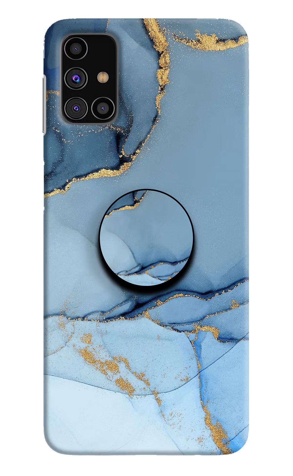 Blue Marble Samsung M31s Pop Case by Casekaro