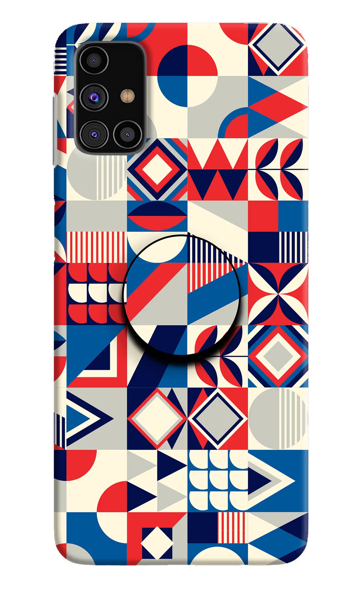 Colorful Pattern Samsung M31s Pop Case by Casekaro