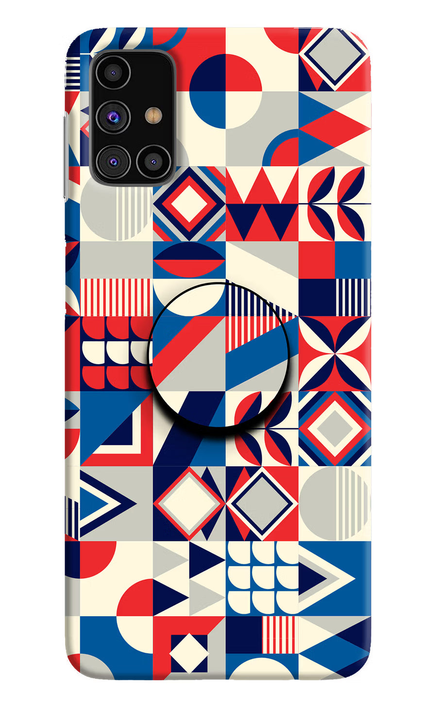 Colorful Pattern Samsung M31s Pop Case, Hard case