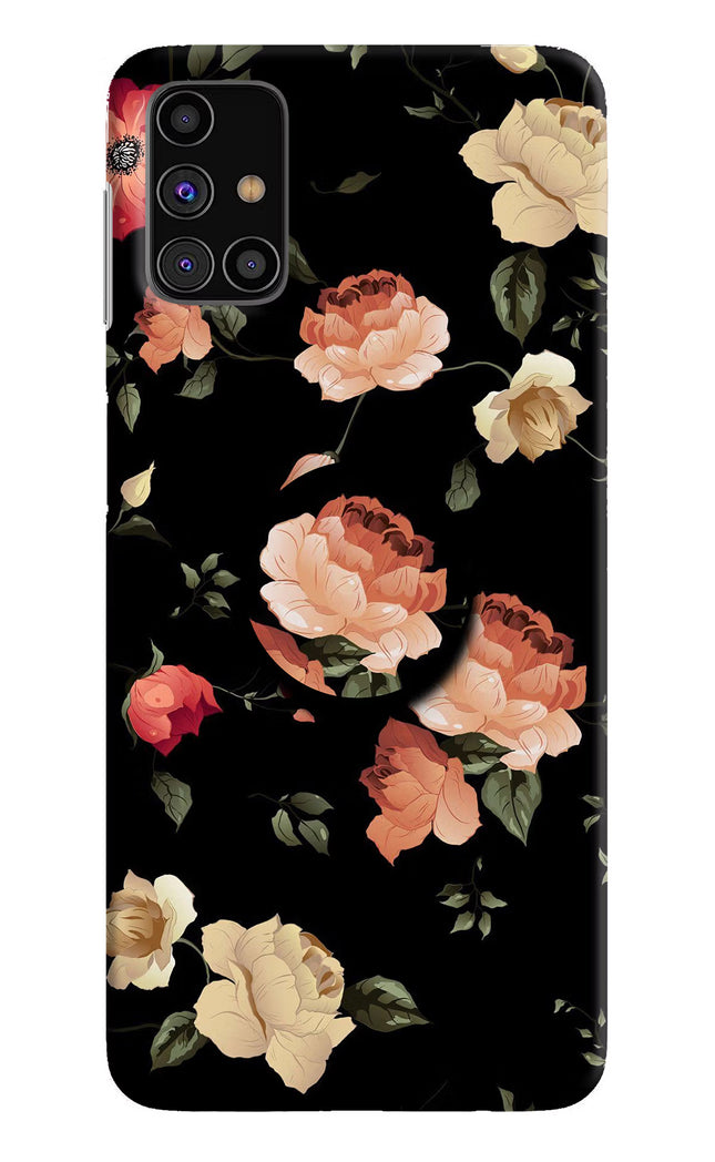 Flowers Samsung M31s Pop Case by Casekaro