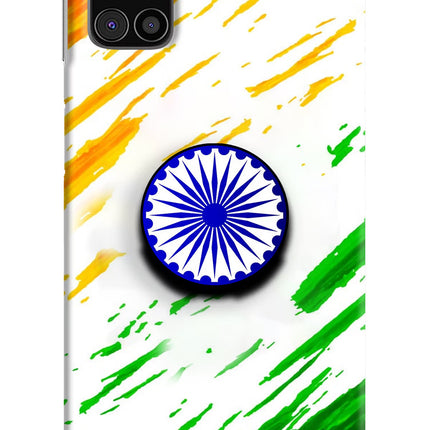 Indian Flag Ashoka Chakra Samsung M31s Pop Case by Casekaro
