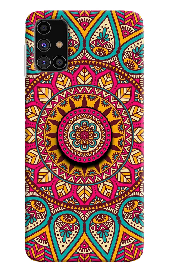 Mandala Samsung M31s Pop Case by Casekaro