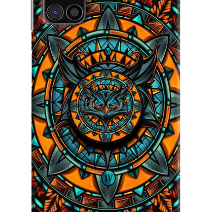 Angry Owl Samsung M31s Pop Case by Casekaro