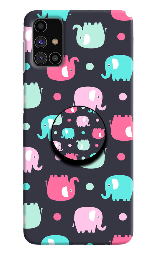 Baby Elephants Samsung M31s Pop Case by Casekaro