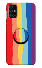 Rainbow Samsung M31s Pop Case by Casekaro