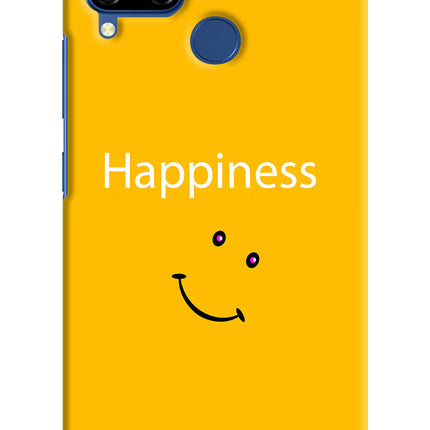 Happiness With Smiley Realme C15 Hard Case Back Cover by Casekaro