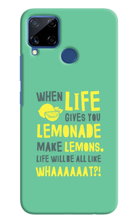 Quote Realme C15 Hard Case Back Cover by Casekaro