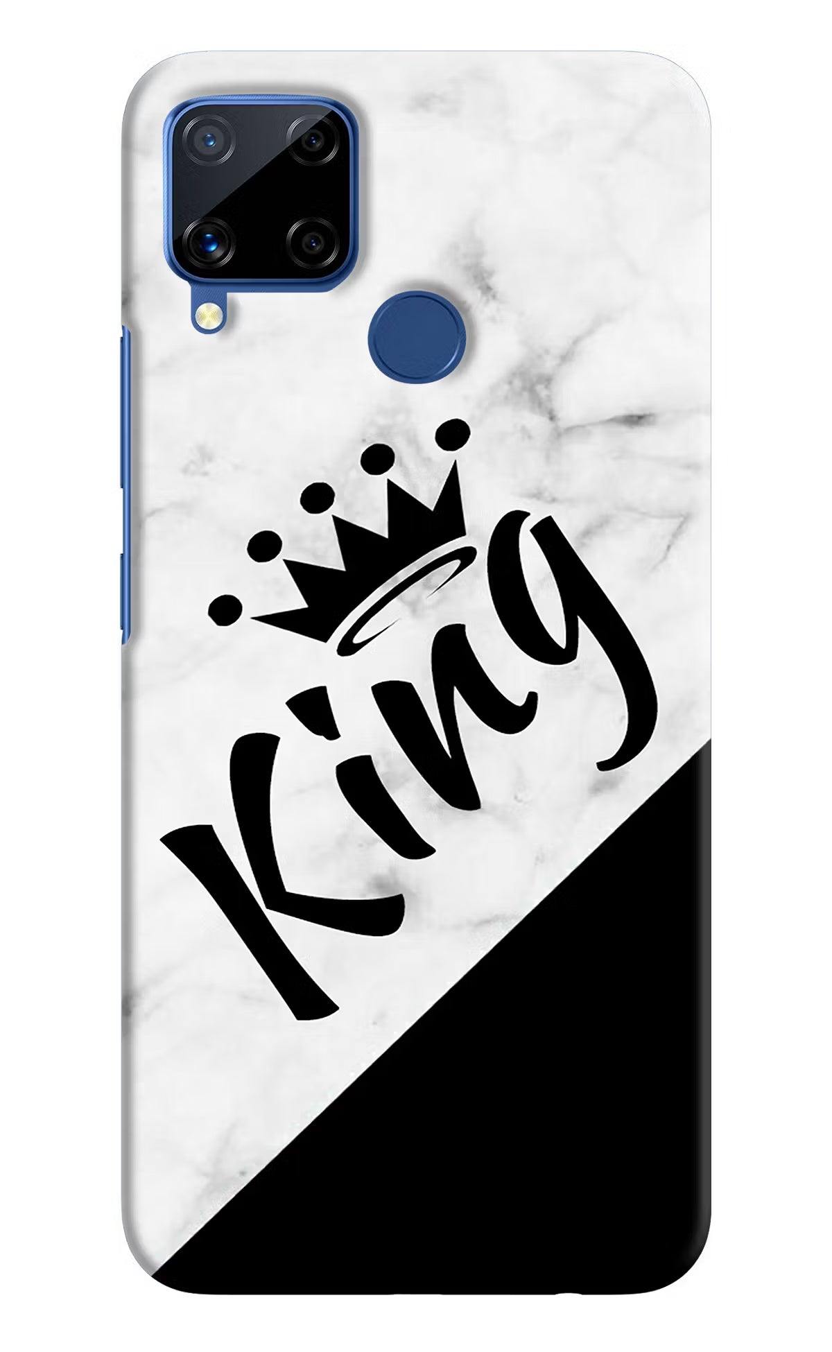 King Realme C15 Hard Case Back Cover by Casekaro