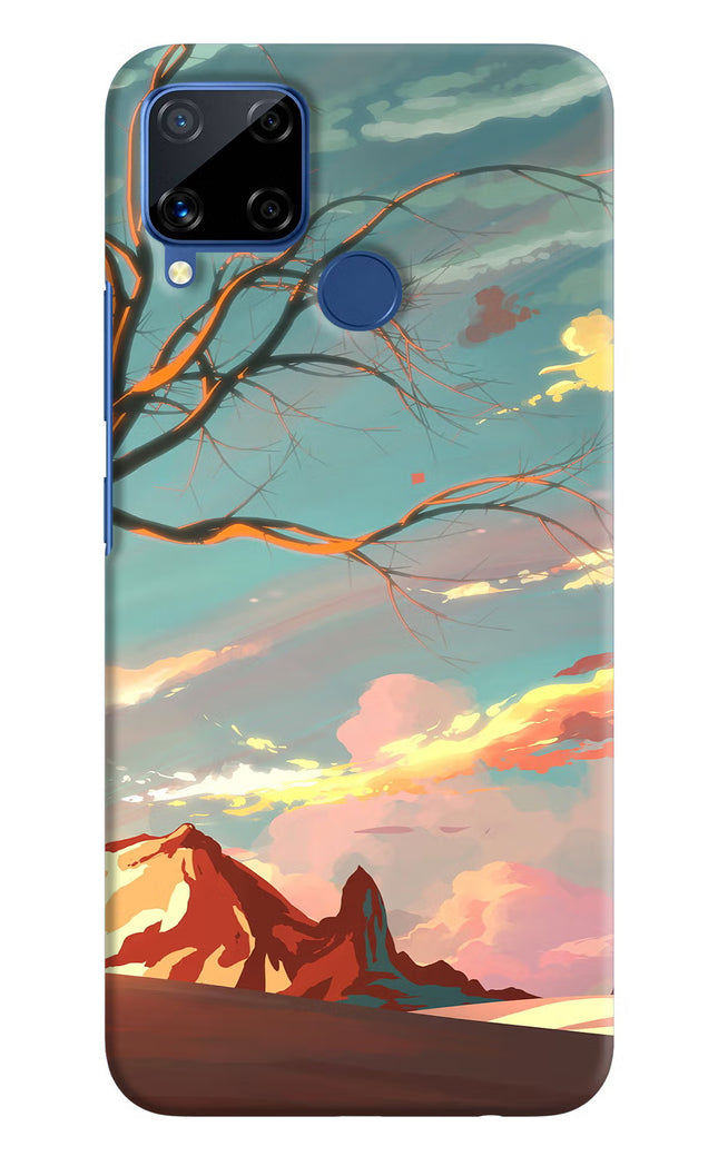 Scenery Realme C15 Hard Case Back Cover by Casekaro
