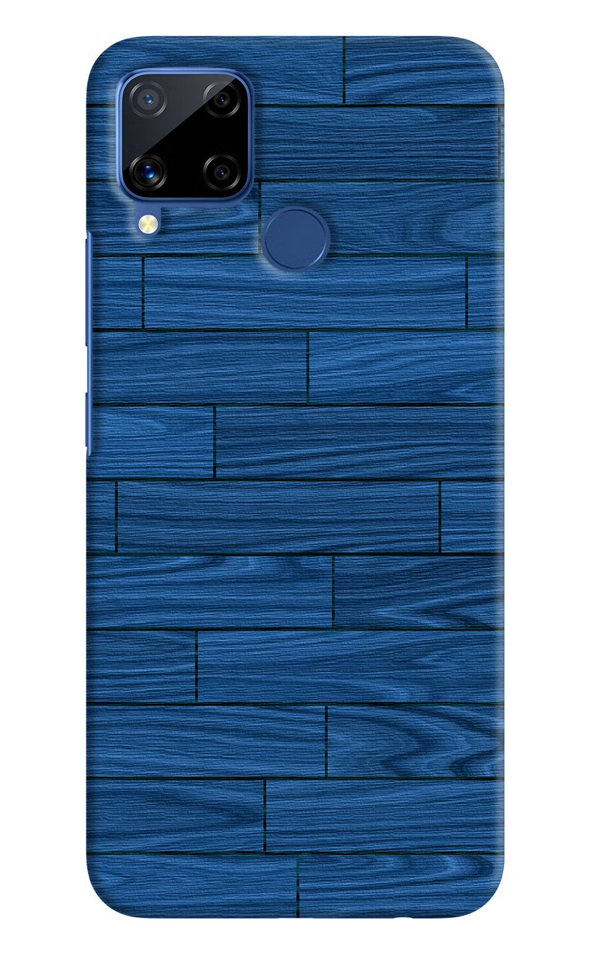 Wooden Texture Realme C15 Hard Case Back Cover by Casekaro