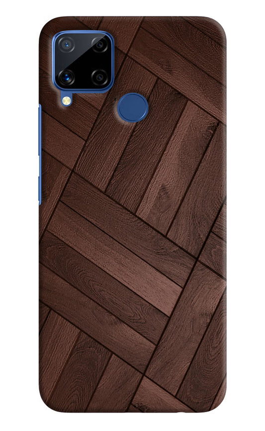 Wooden Texture Design Realme C15 Hard Case Back Cover by Casekaro