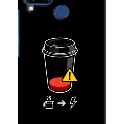 Coffee Realme C15 Hard Case Back Cover by Casekaro