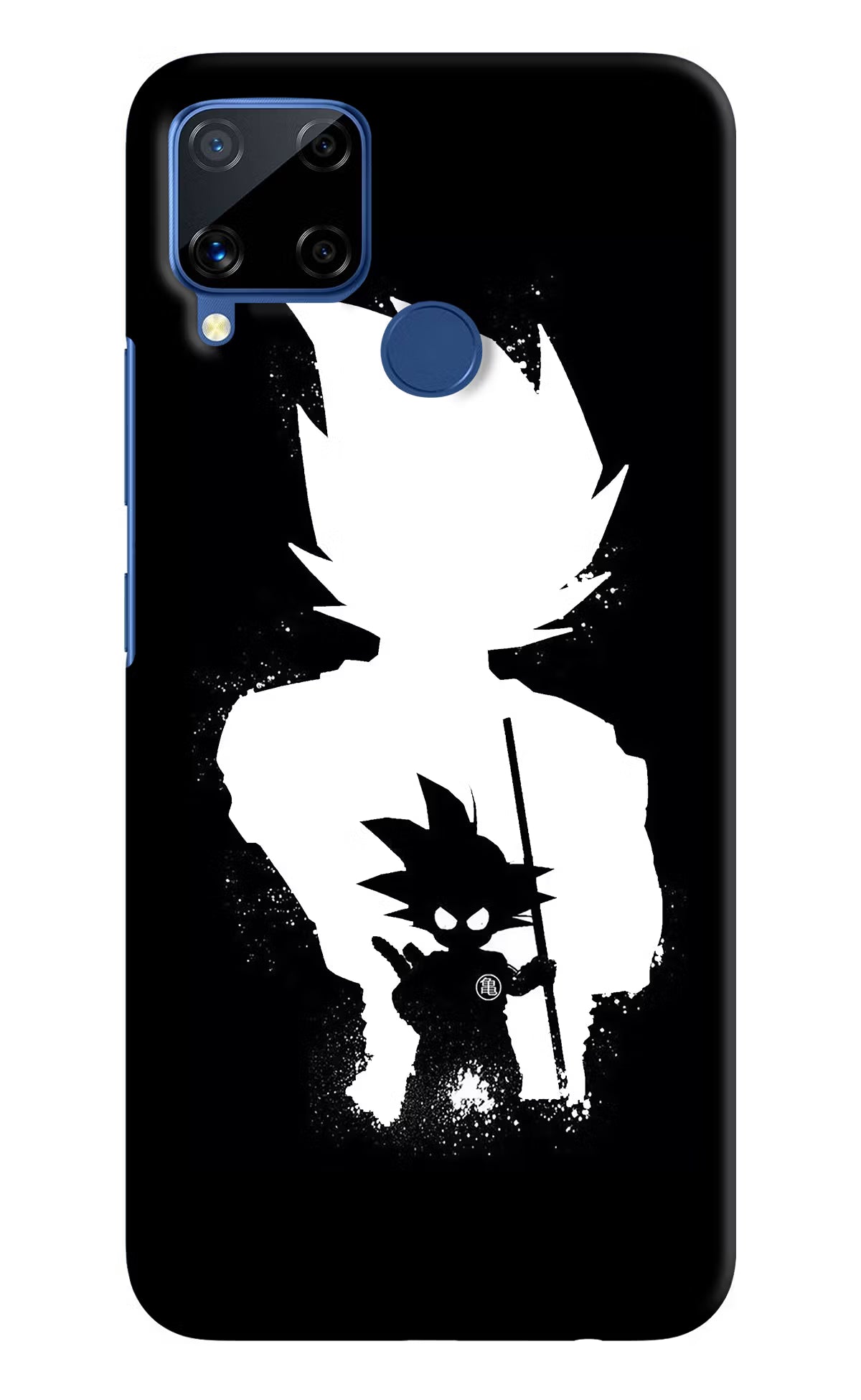 Goku Shadow Realme C15 Hard Case Back Cover by Casekaro