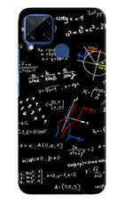 Mathematics Formula Realme C15 Hard Case Back Cover by Casekaro
