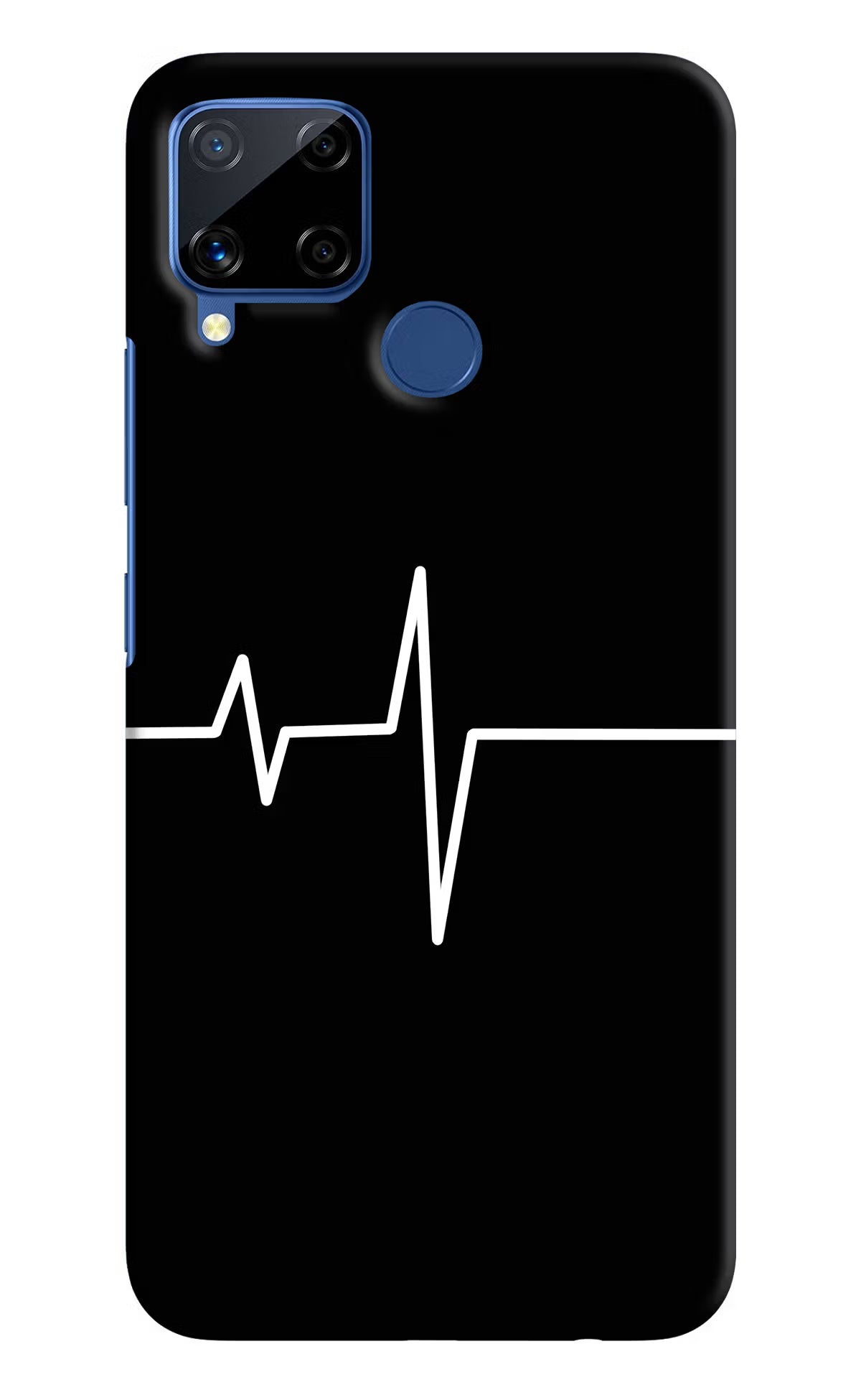 Heart Beats Realme C15 Hard Case Back Cover by Casekaro