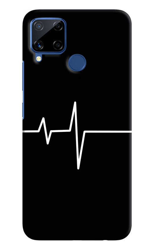 Heart Beats Realme C15 Hard Case Back Cover by Casekaro