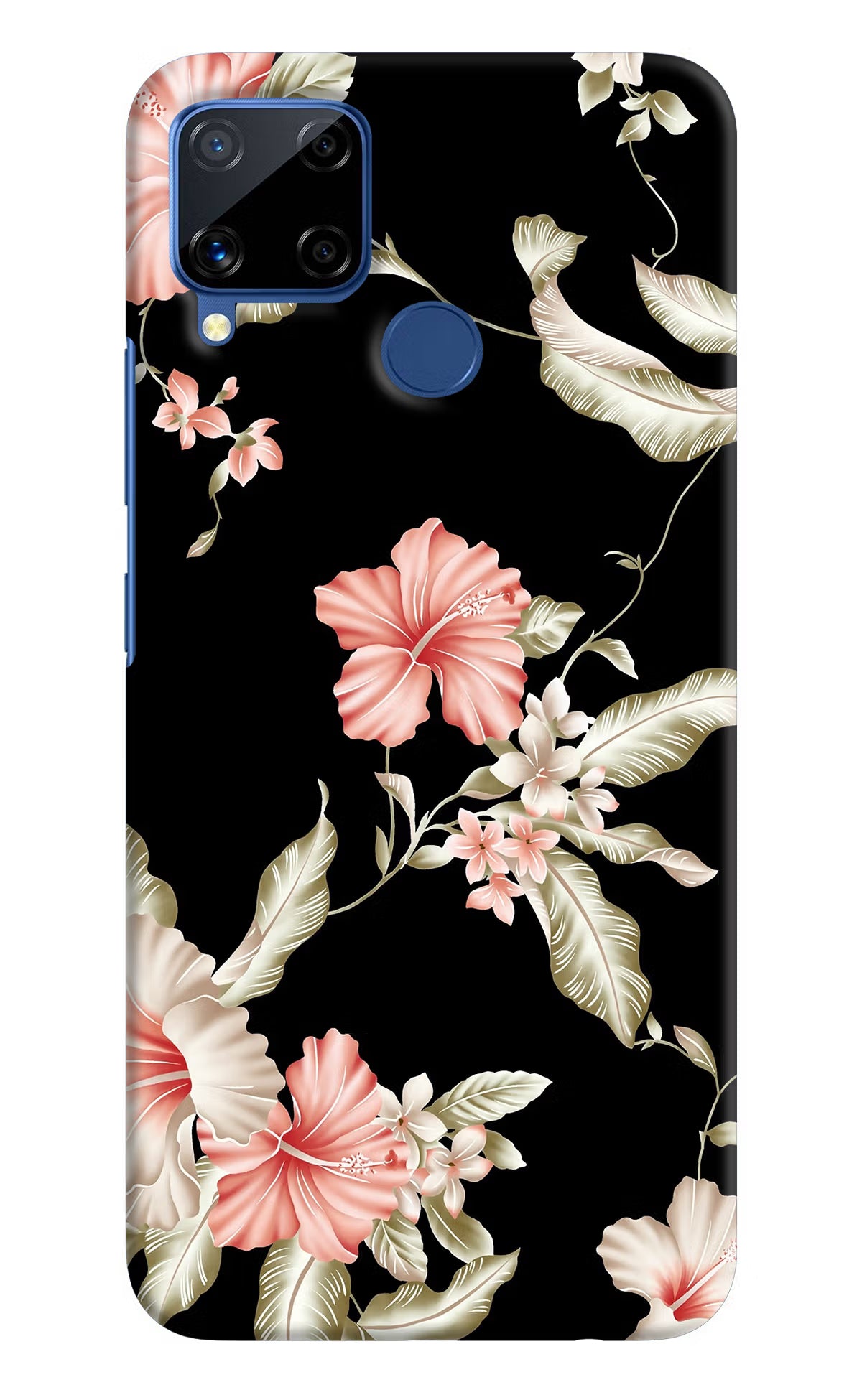 Flowers Realme C15 Hard Case Back Cover by Casekaro